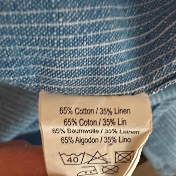 Blue button down Casual Shirt - Picture 8 of 8